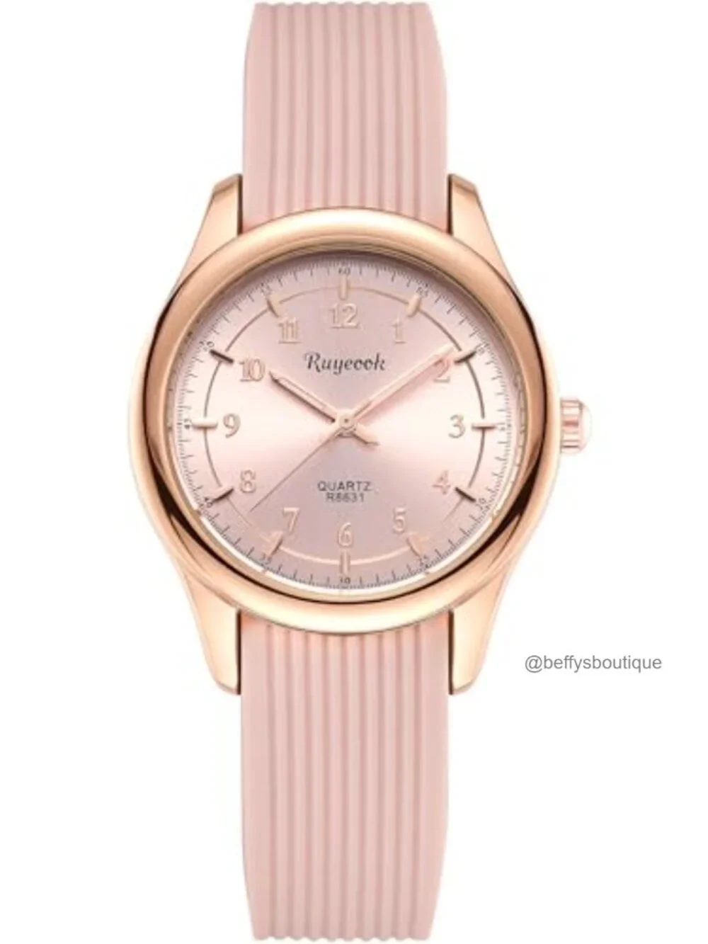 Waterproof Nurse Watch for Women, Silicone Band Analog Watch with Second Hand,